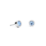 Серьги пусеты Coeur de Lion Light Blue 0228/21-0741