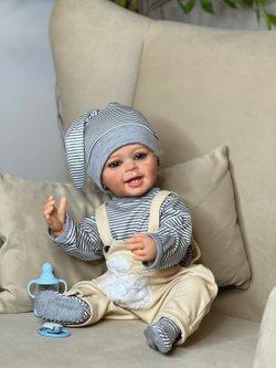 Кукла Реборн виниловая 55см в пакете (FA-325)