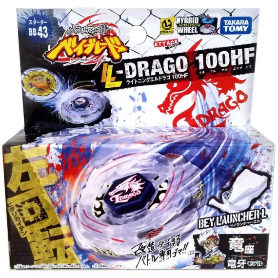 Волчок и лаунчер Lightning L-Drago 100HF BB43 от Takara Tomy