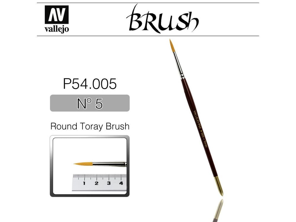 Synthetic Round Toray Brush No.5 Synthetic Round Toray Brush No.5