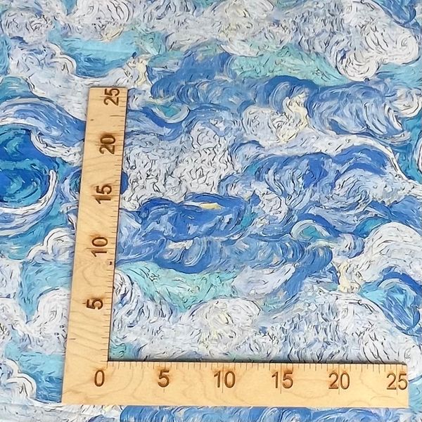 Ван Гог светлый , хлопок Handmade Fabrics 4