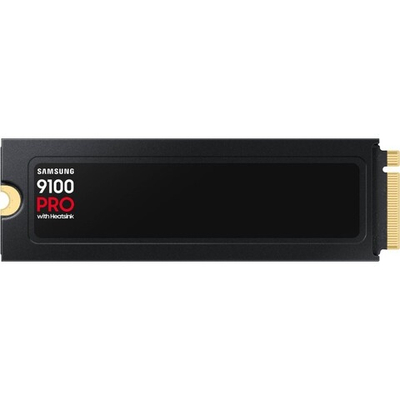 Твердотельный накопитель SSD 2TB Samsung 9100 PRO, M.2, PCI-E 5.0 x4, TLC 3D NAND (R14800/W13400MB/s) с радиатором 1200TBW