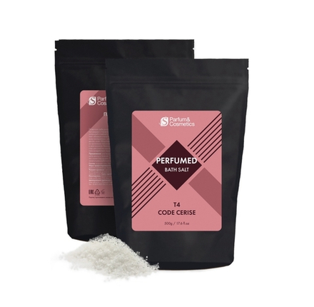 ПАРФЮМИРОВАННАЯ СОЛЬ ДЛЯ ВАННЫ "CODE CERISE"