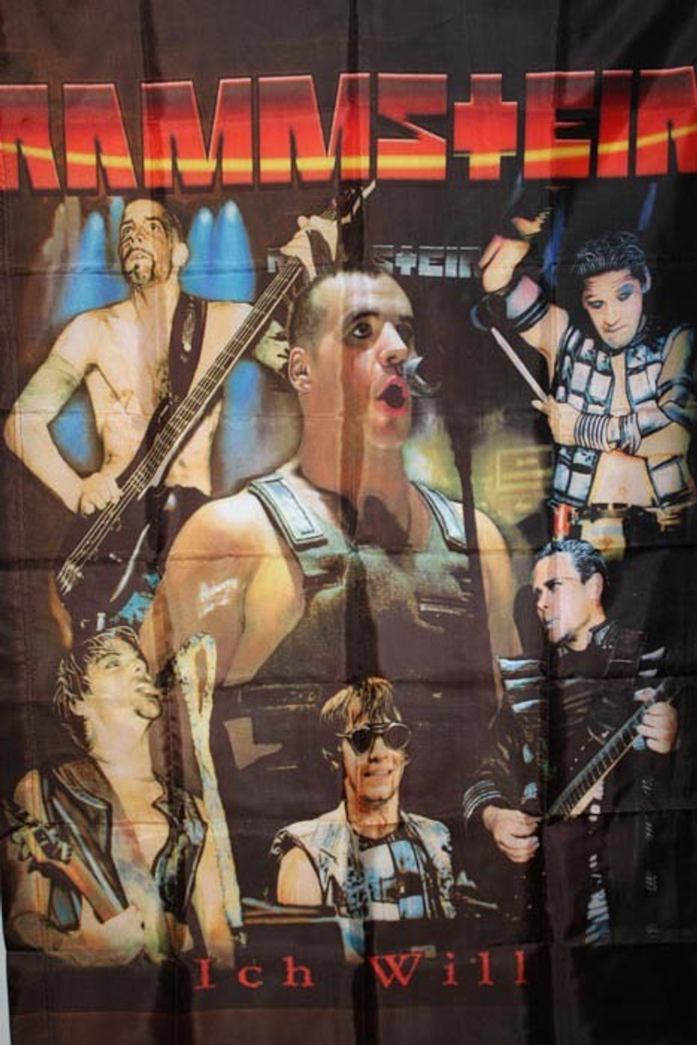 Флаг Rammstein Ich will