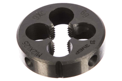 Круглая ручная плашка для нарезания метрической резьбы, мелкий шаг, Зубр "МАСТЕР" М12x1,25 4-28022-12-1.25П