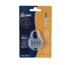 Навесной замок МСМ FH1 silver  арт.12756