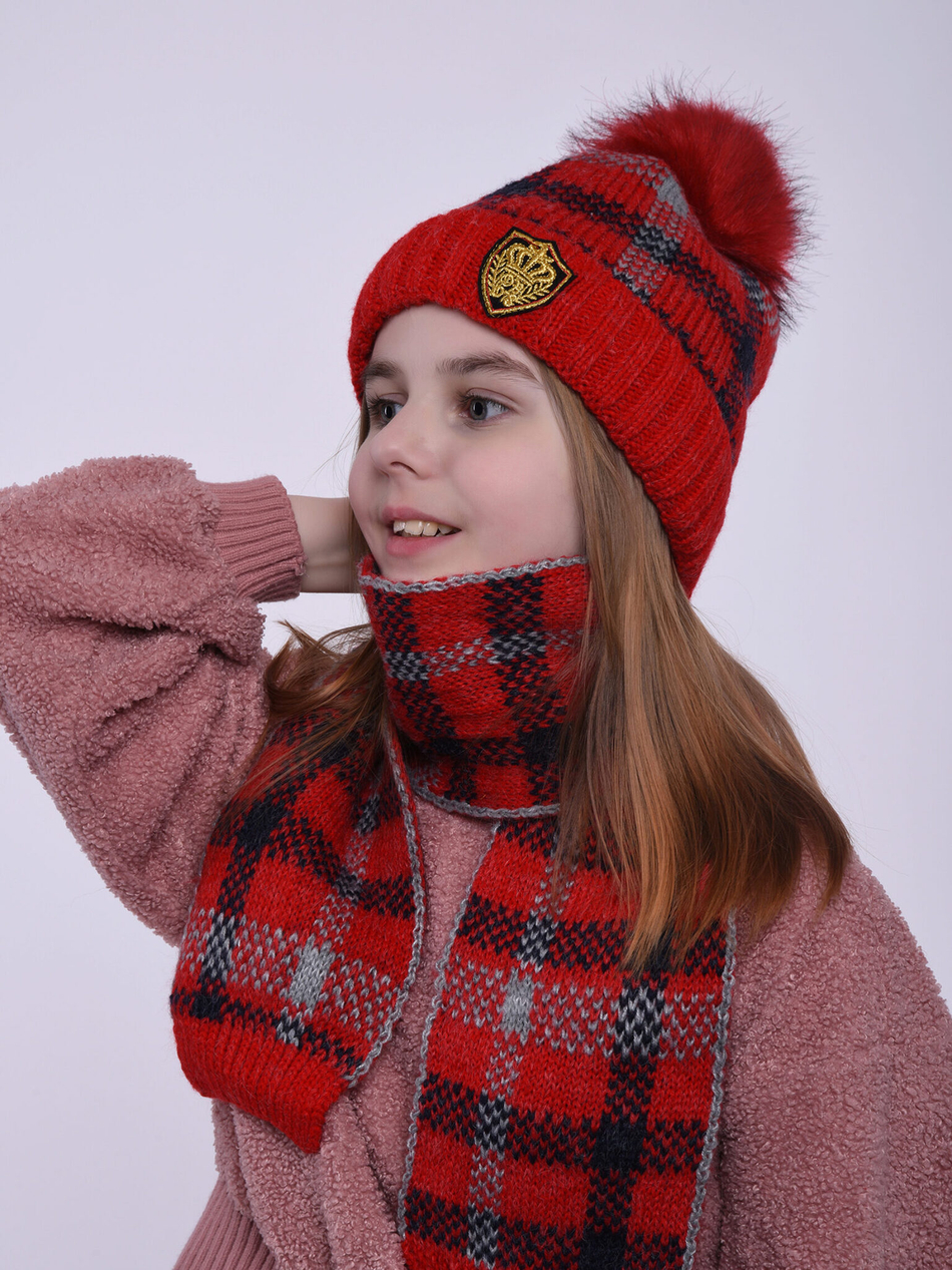 Комплект детский (Шапка+Шарф)