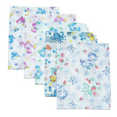 Пеленка-уголок 80*80см, ситец голуб. (Анастасия)