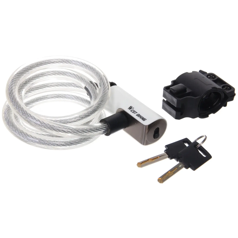Замок велосипедный тросовый West biking, YP0705102