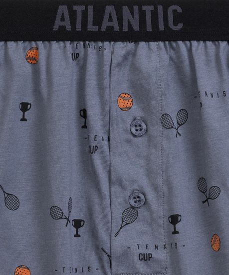 Трусы (2 шт) мужские семейные Atlantic 2MBX-052, черный +голубой