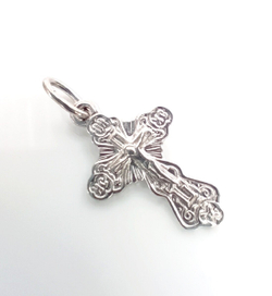 Крестик Эстерелла, серебро 925*, родированный/Ф