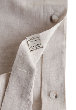 Постельное белье 2 спальное евро Luxberry коллекция Лен и Хлопок бежевое