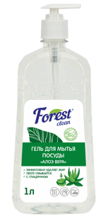 Forest Clean средство для мытья посуды “Алоэ вера” 1 л.