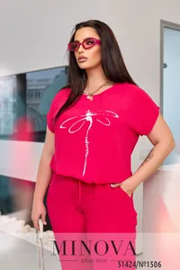 Костюм 1506-малиновый Minova