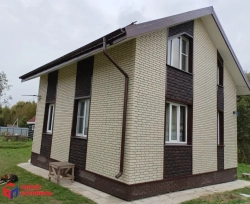 Фасадная панель Альта Профиль Клинкерный кирпич Белый 1130*420мм 0,48м2