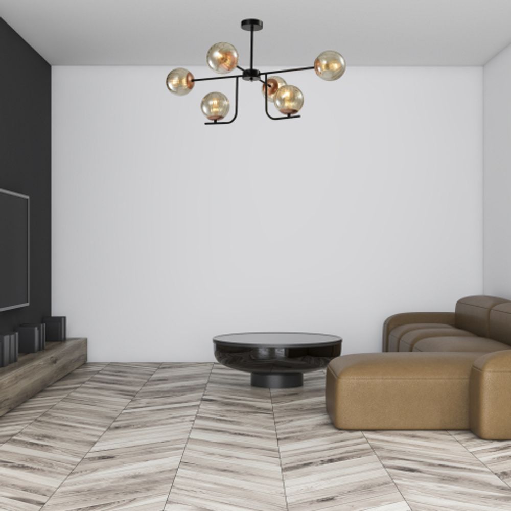 Люстра Rivoli Afina 3076-306 6 х E14 40 Вт модерн уценка | Модерн