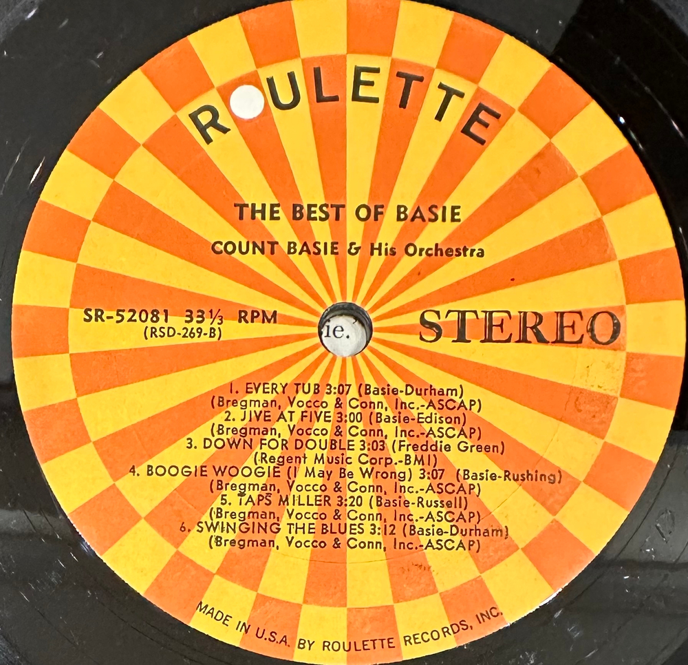 Count Basie & His Orchestra - The Best Of Basie (США 1962г.)