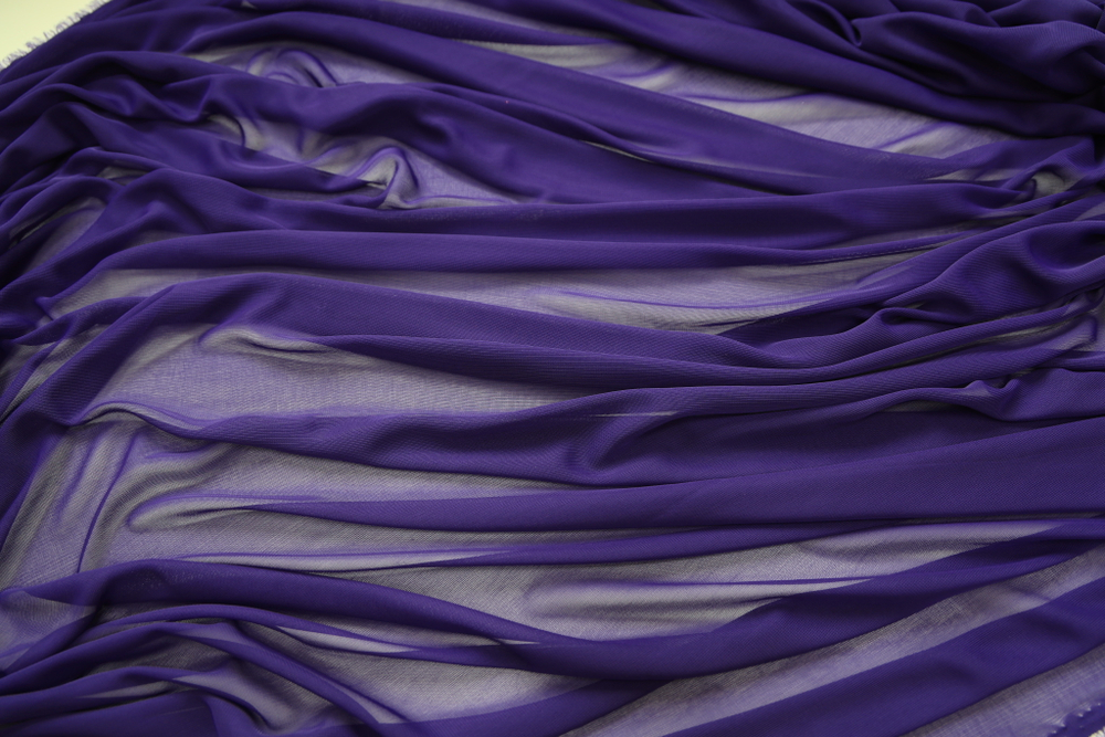 Сетка трикотаж фиолетовая