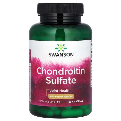 Swanson Vitamins, Хондроитинсульфат, 600 мг, 120 капсул