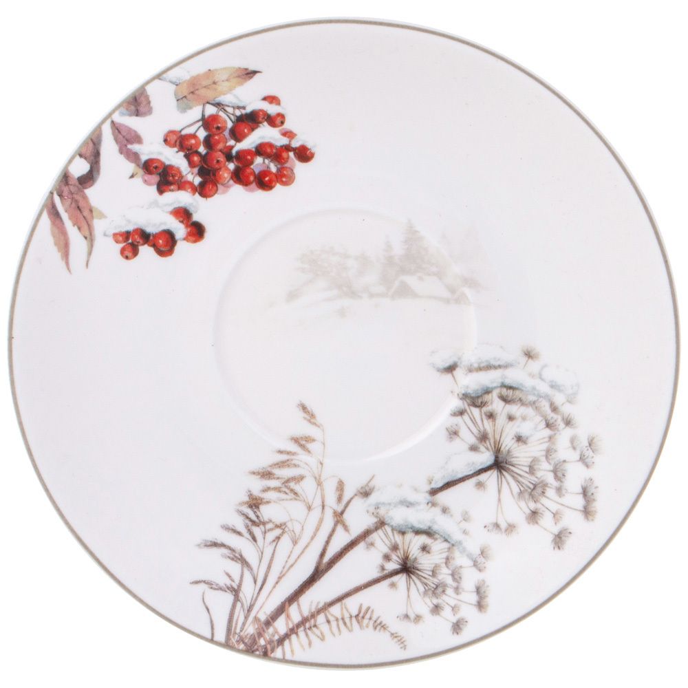 ЧАЙНЫЙ СЕРВИЗ LEFARD "ЛЕСНАЯ СКАЗКА" СНЕГИРИ НА 6 ПЕР. 14 ПР. 930/380/300 МЛ (КОР=2НАБ.)