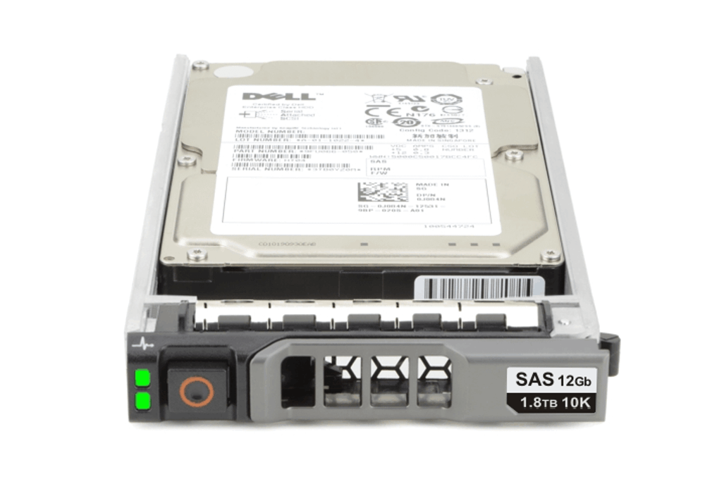 Жесткий диск Dell 400-AJDM 1.8-TB 12G 10K 2.5 SED SAS w/G176J