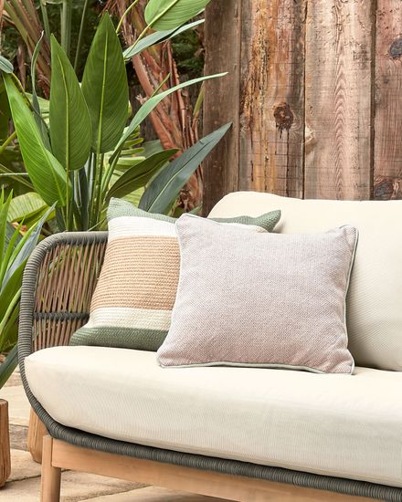 Кресло Catalina из зеленой веревки и массива акации La Forma Испания