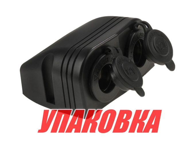 Разъем прикуривателя двойной для крепления на приборной панели (упаковка из 20 шт.)