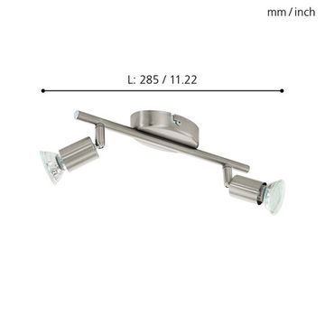 Спот 2*GU10 92596 никель BUZZ-LED Eglo