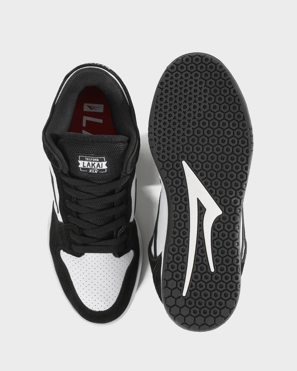 Кеды Lakai Telford Low Black/White Leather (Q3-25)