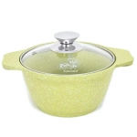 Кастрюля 6л «Trendy style» (lime) со стеклянной крышкой к61tsl