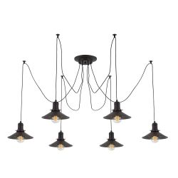 Citilux Эдисон CL451062 Люстра паук Венге