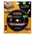 Пильный диск по дереву ф185 х 20 мм, 48 зубьев, тонкий Denzel