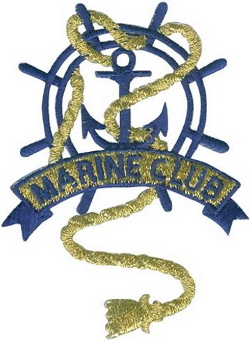 Нашивка MARINE CLUB - Морской клуб