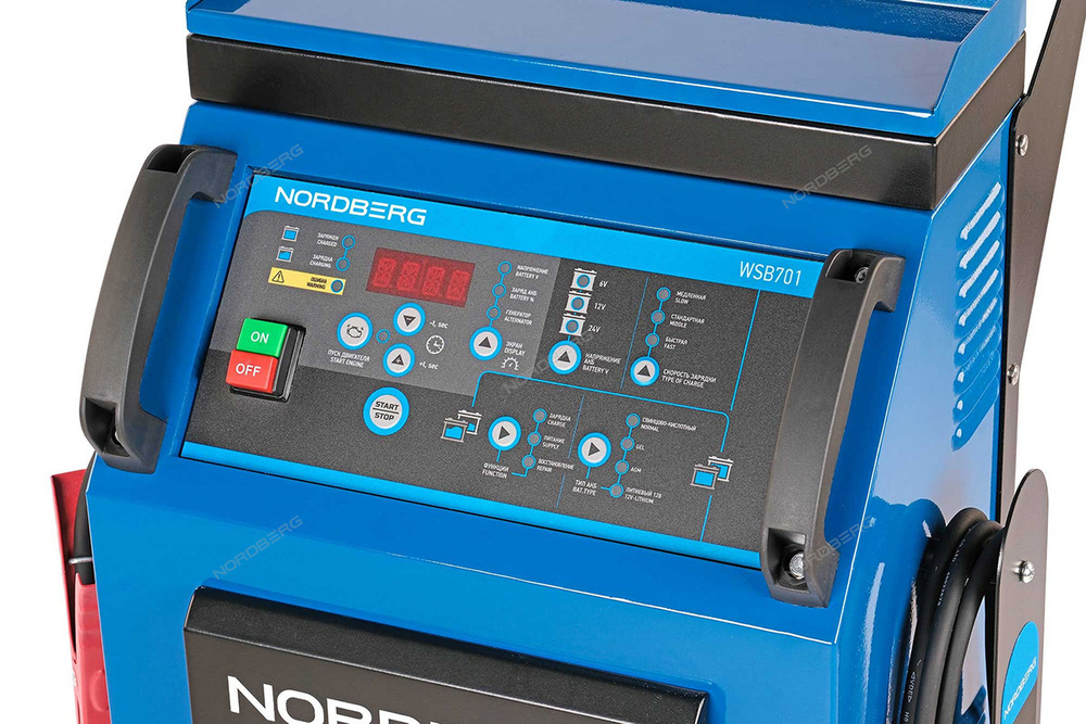 NORDBERG (WSB701) Пуско-зарядное интеллектуальное устройство 12/24 В, 750 A