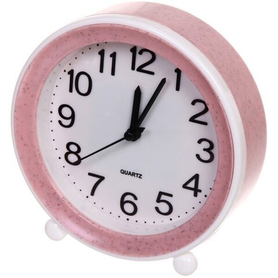 Будильник «Темари» круг розовый D14см G55