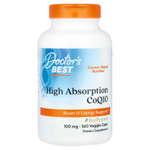 Doctor's Best, легкоусвояемый коэнзим Q10, 100 мг, 360 растительных капсул