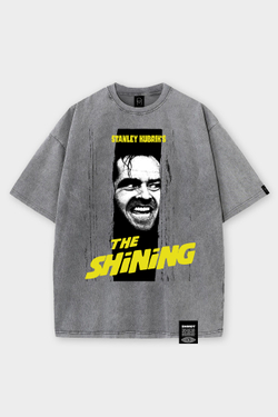 Футболка SHMOT "THE SHINING" GARMENT DYE Серый