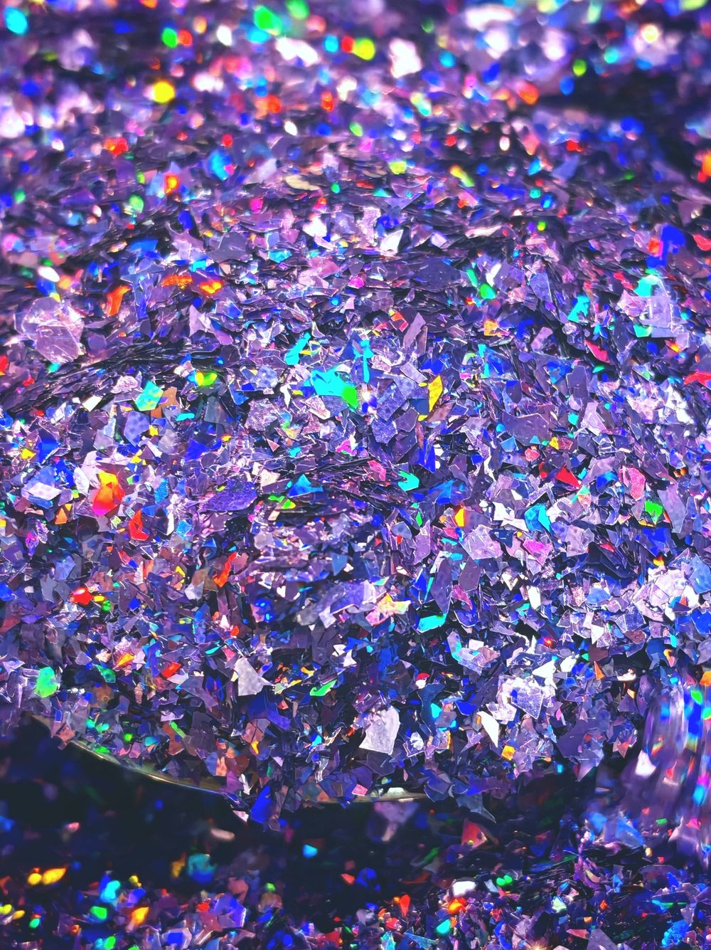 Хлопья - слюда 88805 Лавандовый голографик - для литья изделий и творчества