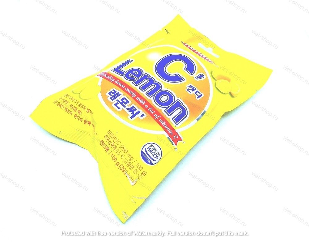 Карамель со вкусом лимона «Lemon C Candy» Melland, 100 гр.