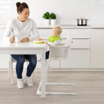 Стульчик для кормления - IKEA LANGUR/ЛАНГУР ИКЕА, 87х56 см,  белый