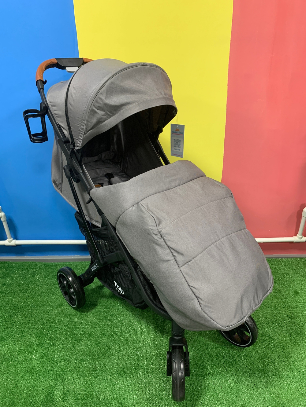 Коляска детская MOWBaby "SMART" MB101 Grey
