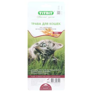 Трава TiTBiT для кошек, овёс, 40г