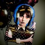 Шар (33''/84 см) Фигура, Мрачная стори, Уэнсдей, 1 шт.