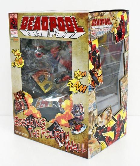Фигурка диорама Дэдпул Breaking The Fourth Wall 25см