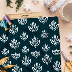 Ткань премиум шифон графический медитатор