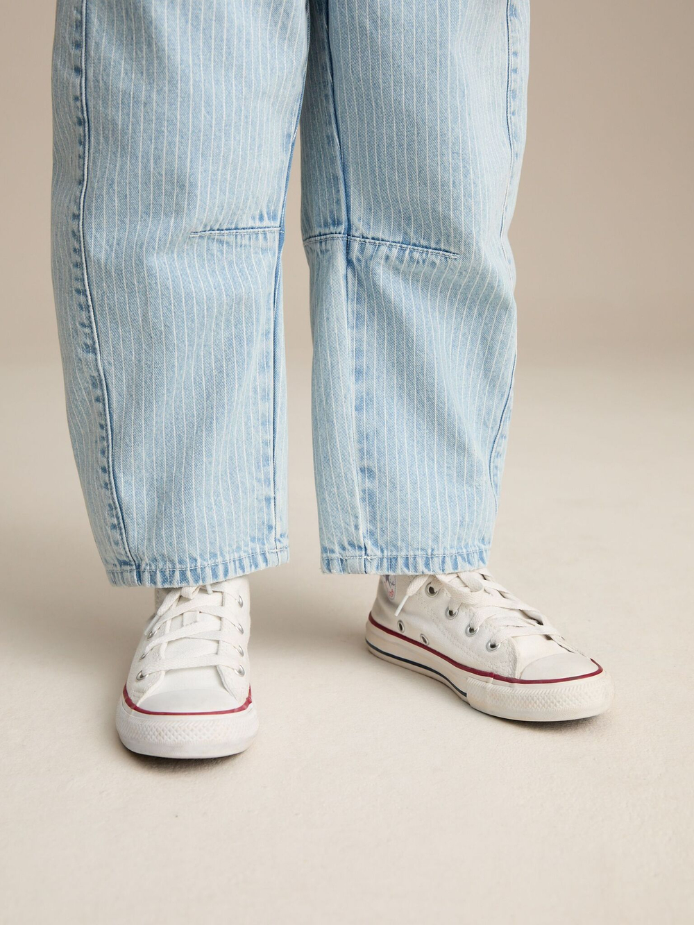 Джинсы для девочки Next E29-128, Голубой, Белый