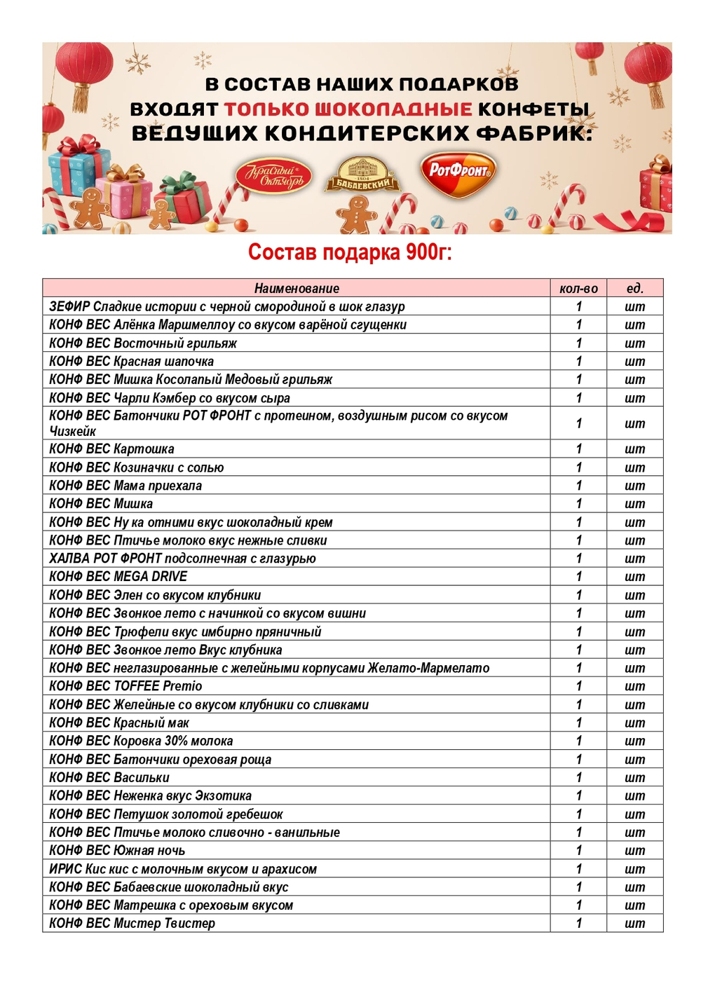ЛУЧЩИЙ ПОДАРОК 900г