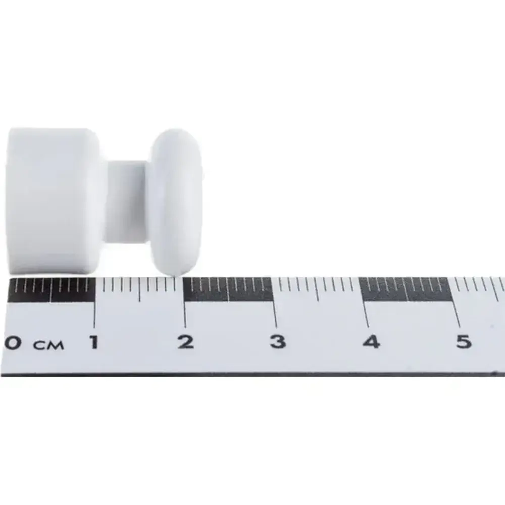 Изолятор для декоративного расположения витых проводов D 17,5 мм, H 22,5 мм "РЕТРО", 10шт, белый