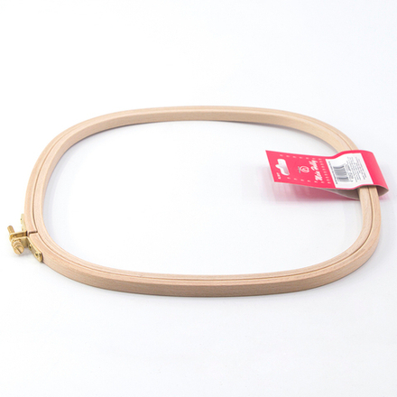 Пяльцы квадратные с замком, бук, высота обода 9 мм, 25 х 25 см (10013160/090720/0348450/1_Турция)