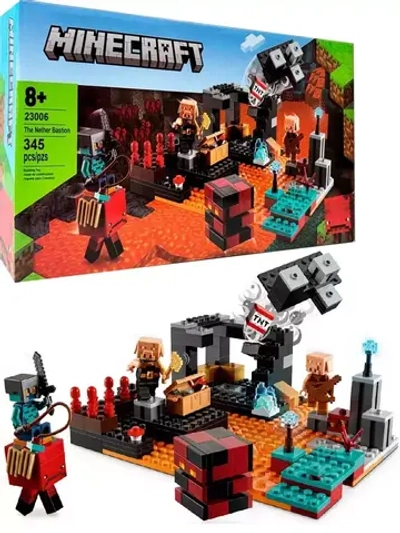 Конструктор Майнкрафт Бастион нижнего мира 345 деталей